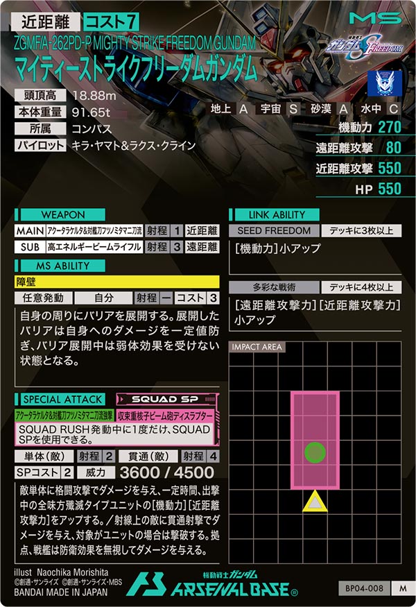 マイティーストライクフリーダムガンダム
