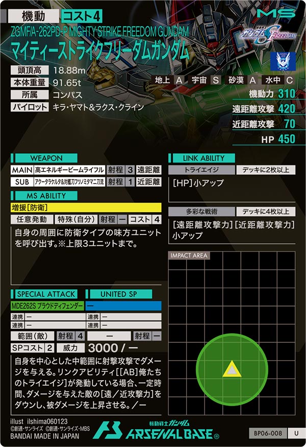 マイティーストライクフリーダムガンダム