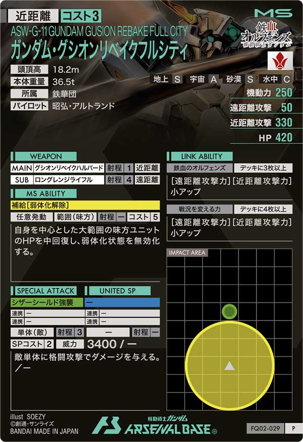ガンダム・グシオンリベイクフルシティ