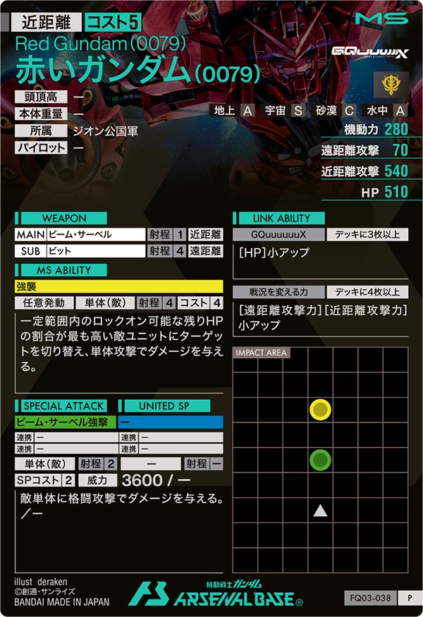赤いガンダム(0079)