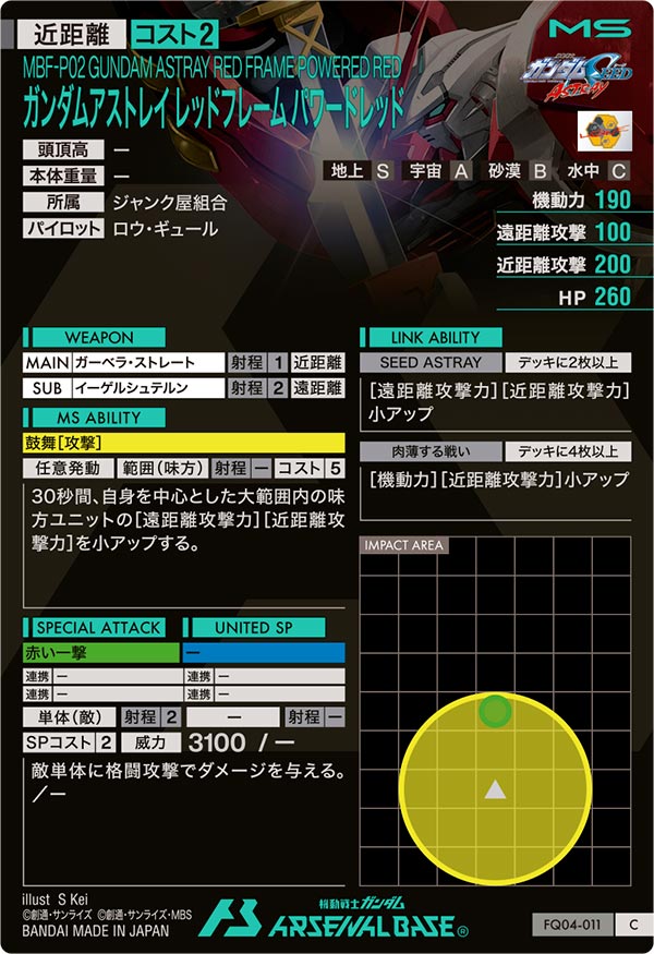 ガンダムアストレイ レッドフレーム パワードレッド
