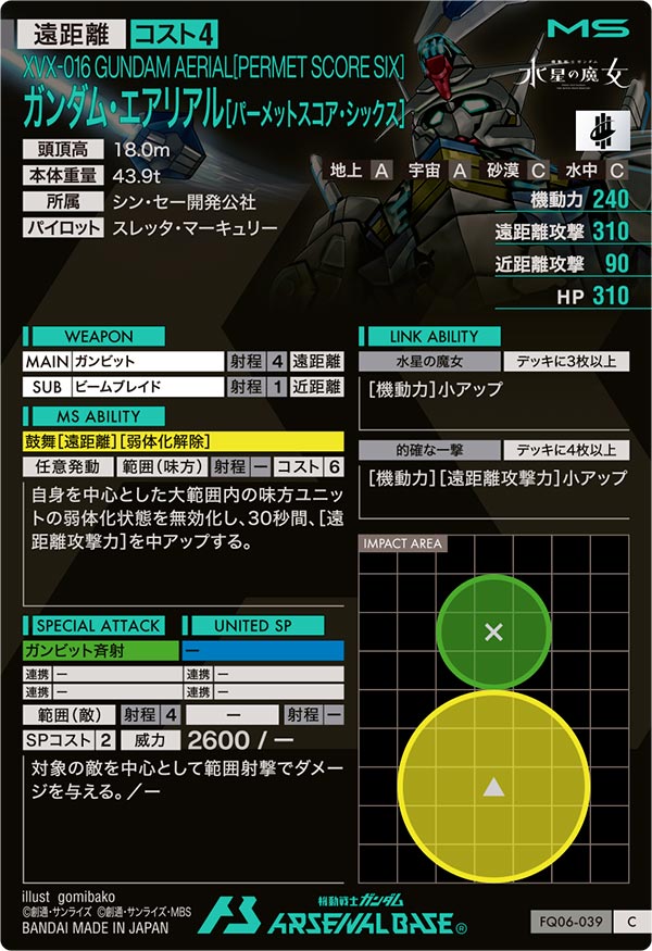 ガンダム・エアリアル[パーメットスコア・シックス]