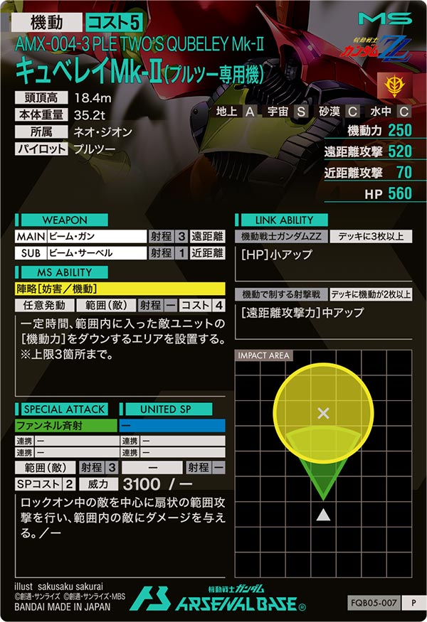 キュベレイMk-Ⅱ(プルツー専用機)