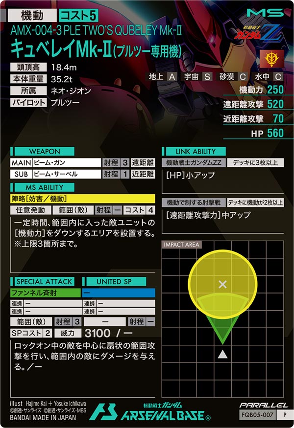 キュベレイMk-Ⅱ(プルツー専用機)