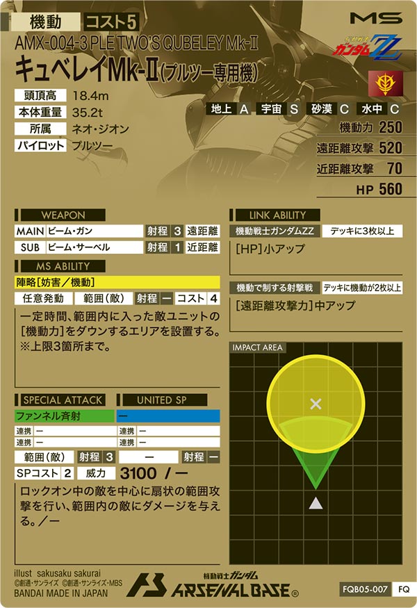 キュベレイMk-Ⅱ(プルツー専用機)