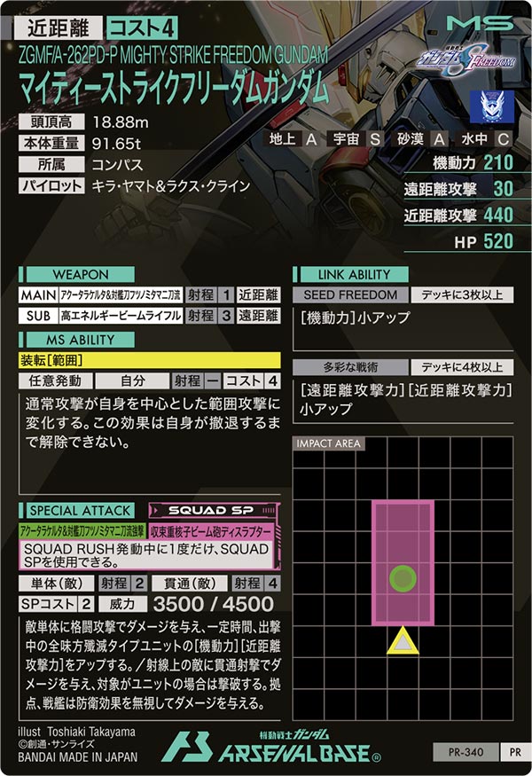 マイティーストライクフリーダムガンダム