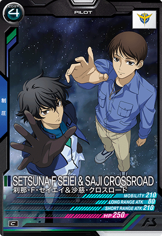 刹那・F・セイエイ＆沙慈・クロスロード
